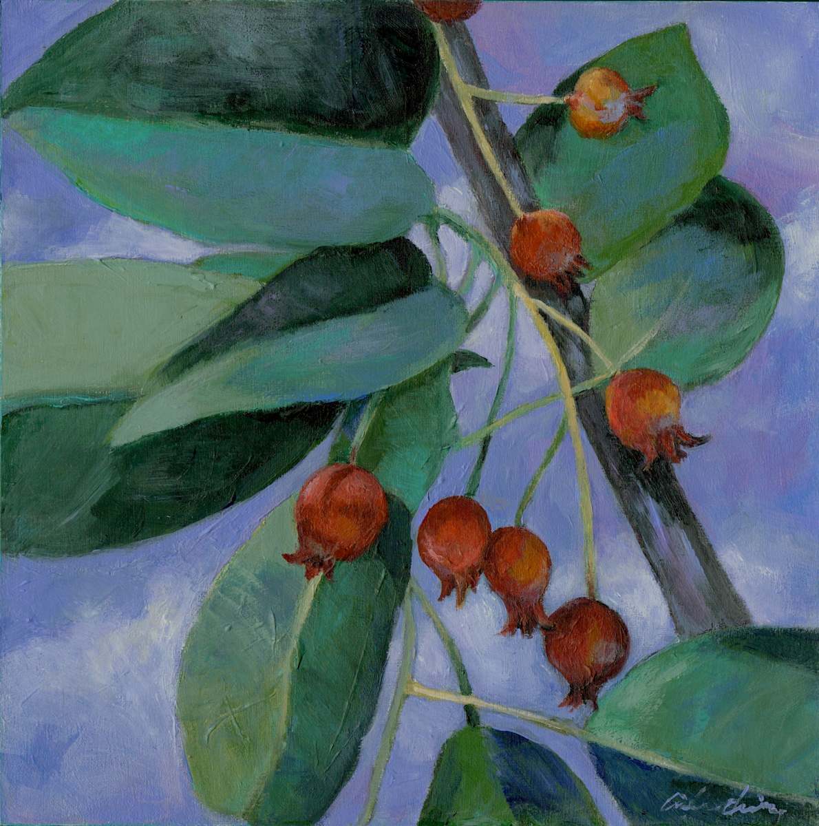 Sky Berries by Linda Deming  Image: Sky Berries