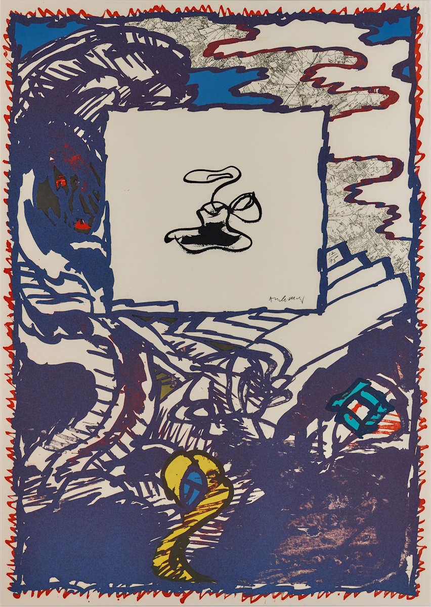 Uden titel by Pierre Alechinsky 