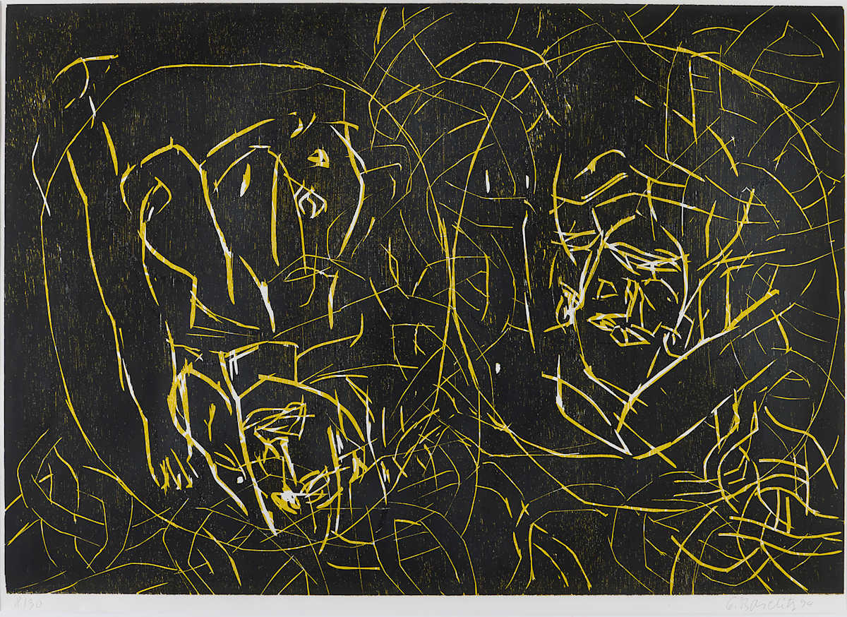Uden titel by Georg Baselitz 