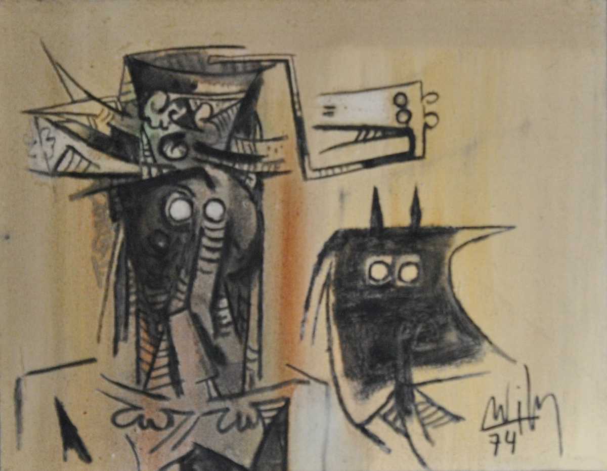 Portrait de familie by Wilfredo Lam 