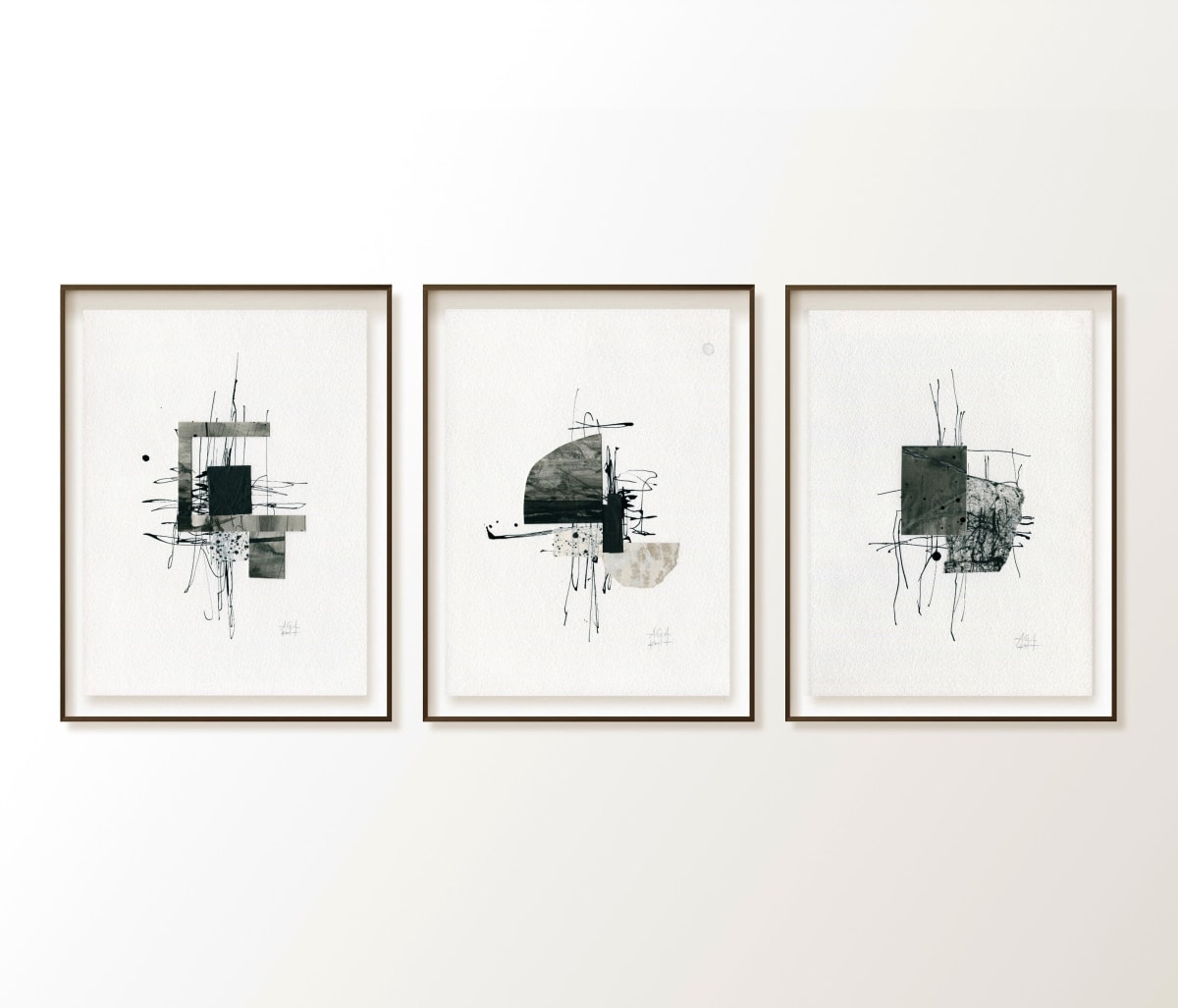 Raw Series # 1-3 by Aga Koch 