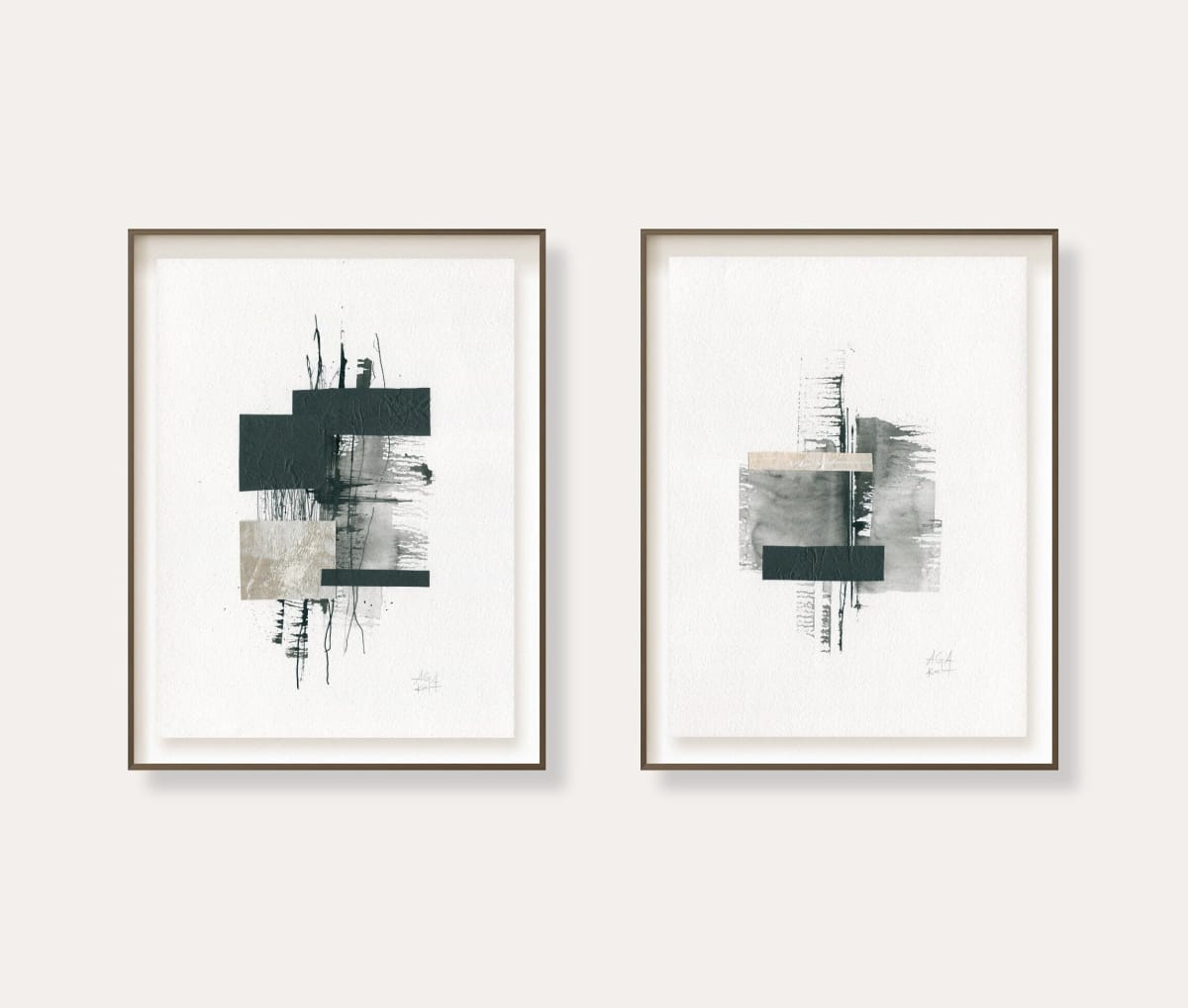 Mirage # 1 and 2 by Aga Koch 