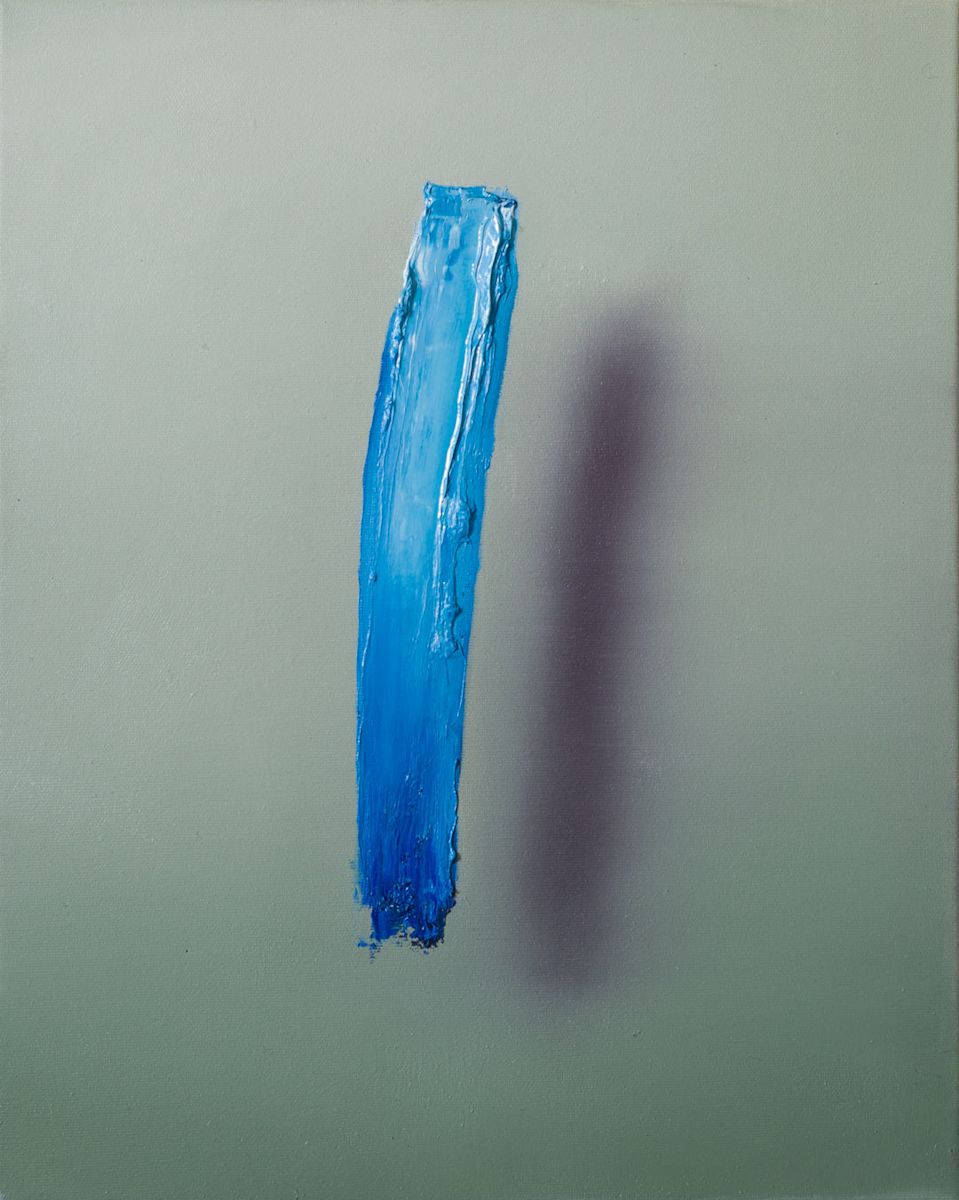 Strich, Blau by Eilike Schlenkhoff 