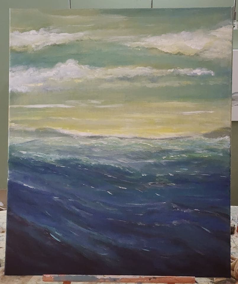 Deep Sea I by Helen Ollerenshaw 