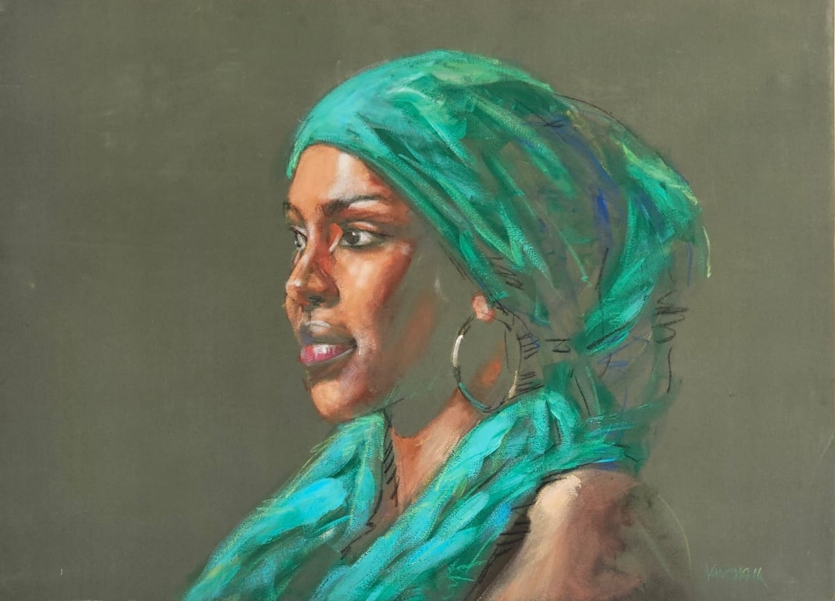 Model on raw canvas by Patrick Kinuthia, Image 9.