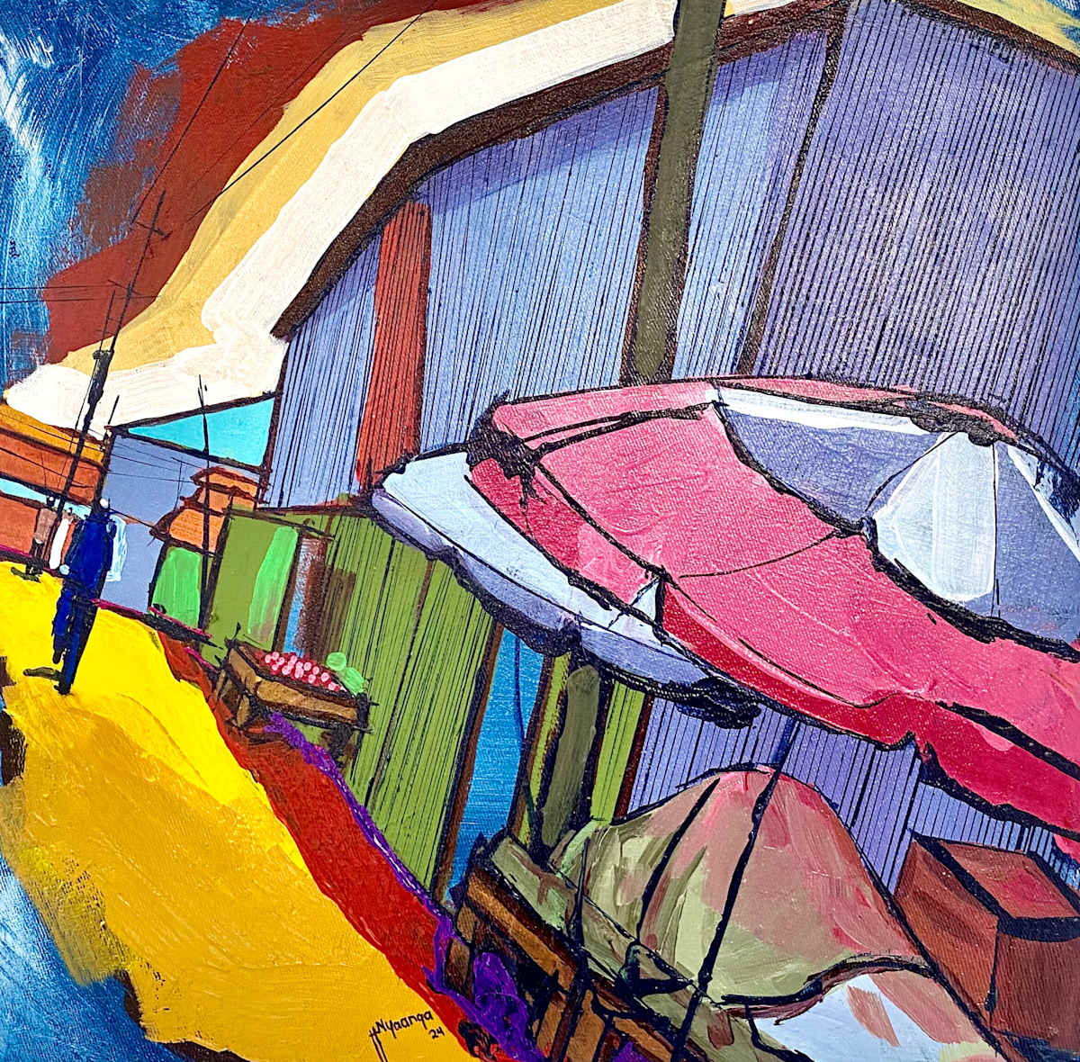 Hawker II by Chrispus Nyaanga, Image 1.