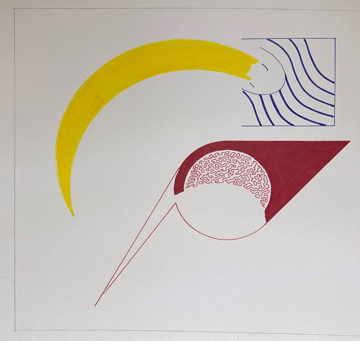 Unfinished abstract by Timothy Ray Horn, Image 1.