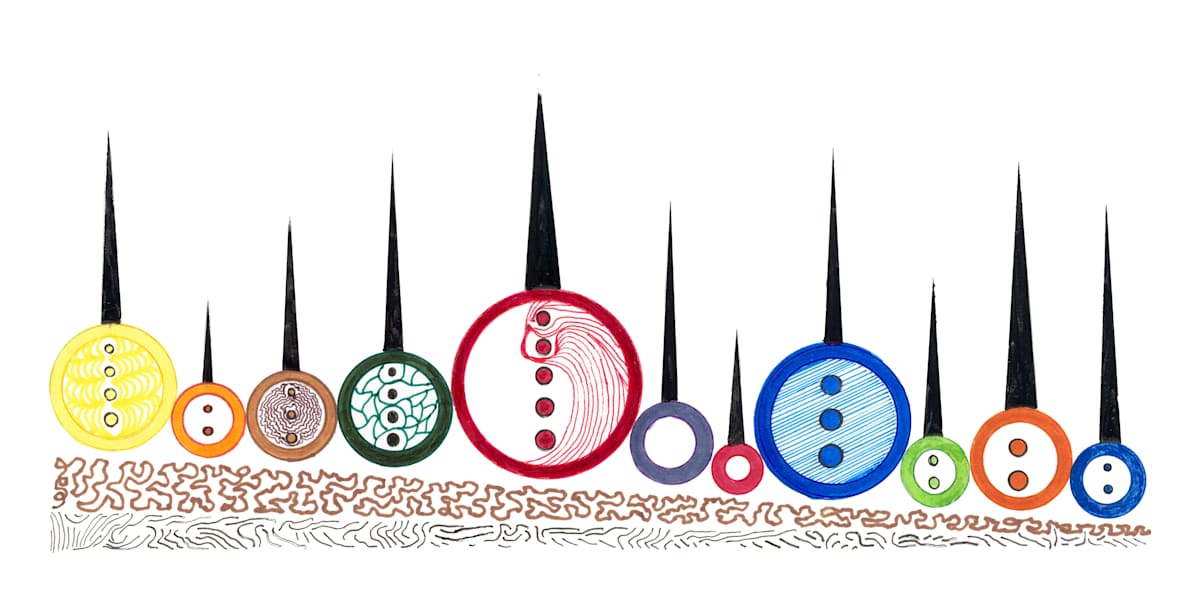 105 Circle landscape by Timothy Ray Horn 