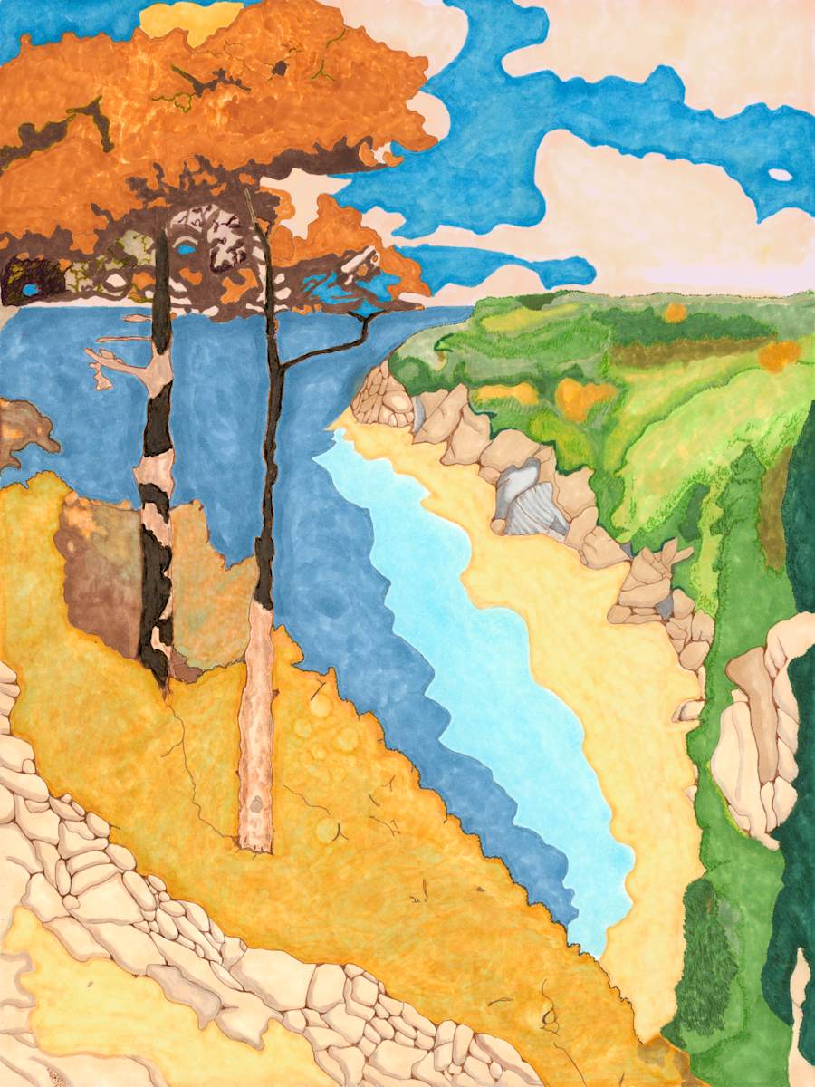 113 Seaside scape by Timothy Ray Horn 