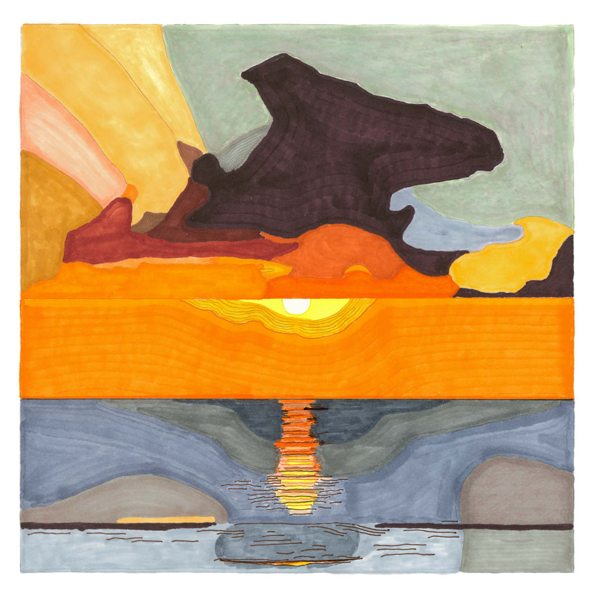 11 Abstract Seascape MCM1 by Timothy Ray Horn 