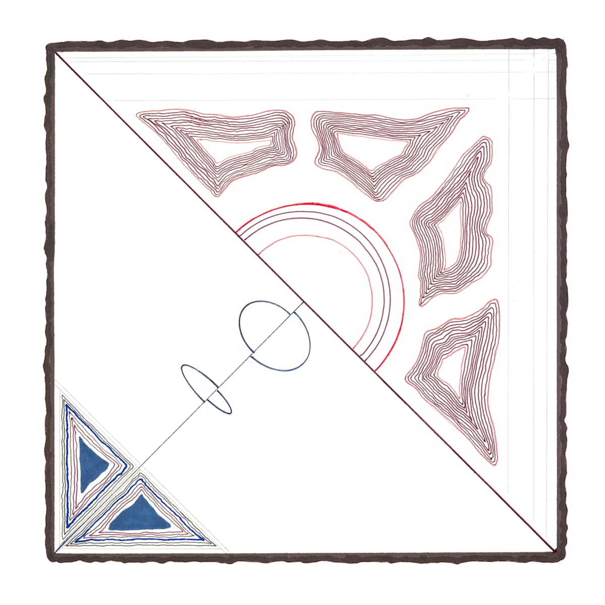42  Geometric Abstract Gamma 1 by Timothy Ray Horn 