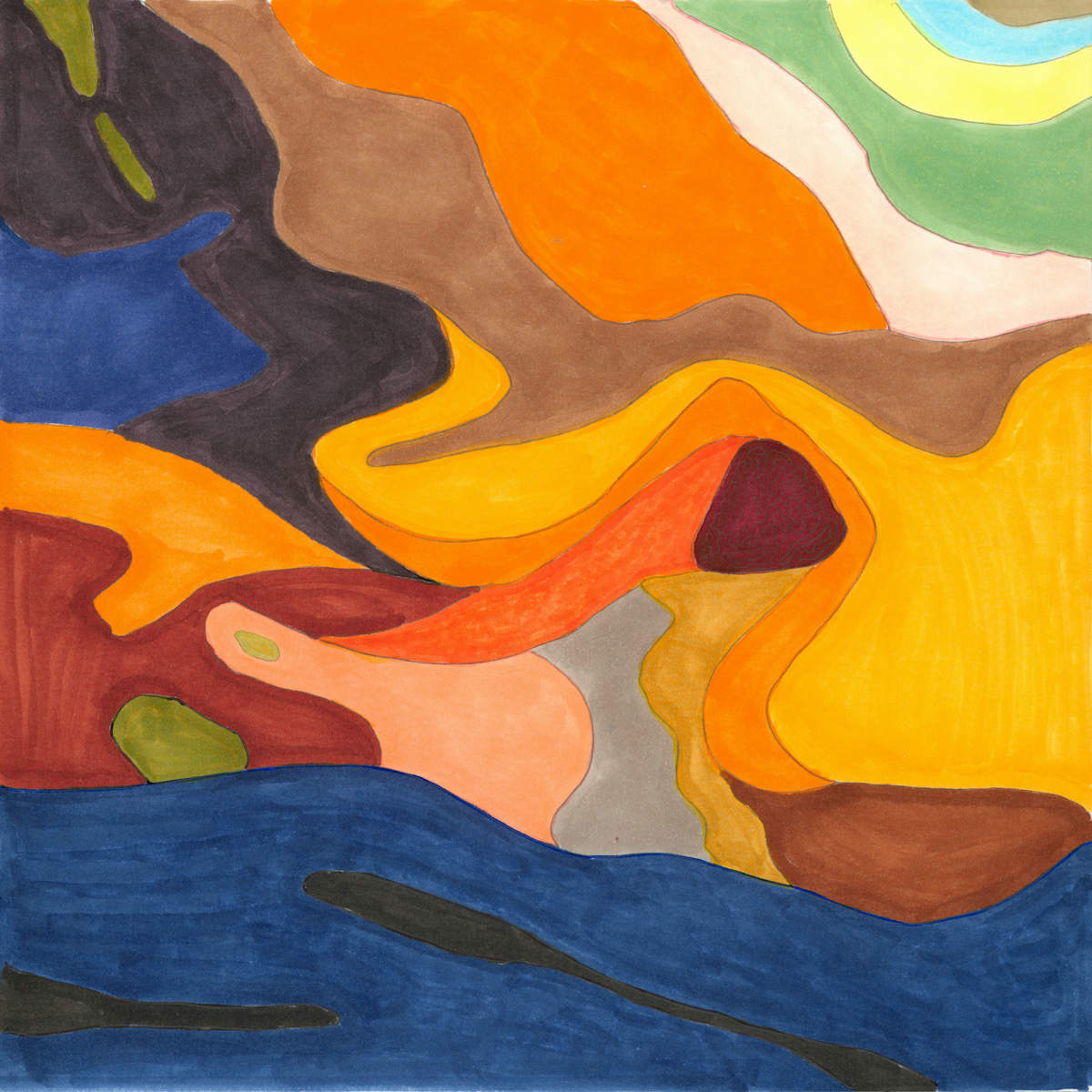 47 Abstract Landscape MCM 3 by Timothy Ray Horn 