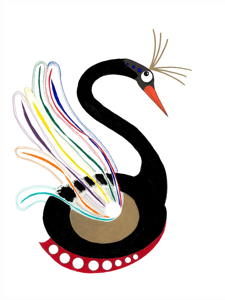 57 Daffy Swan by Timothy Ray Horn, Image 1.
