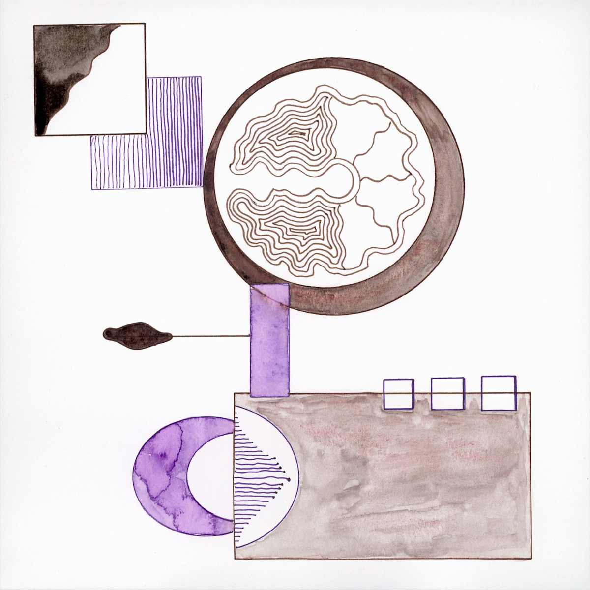 87 Abstract Violet 1 by Timothy Ray Horn, Image 1.
