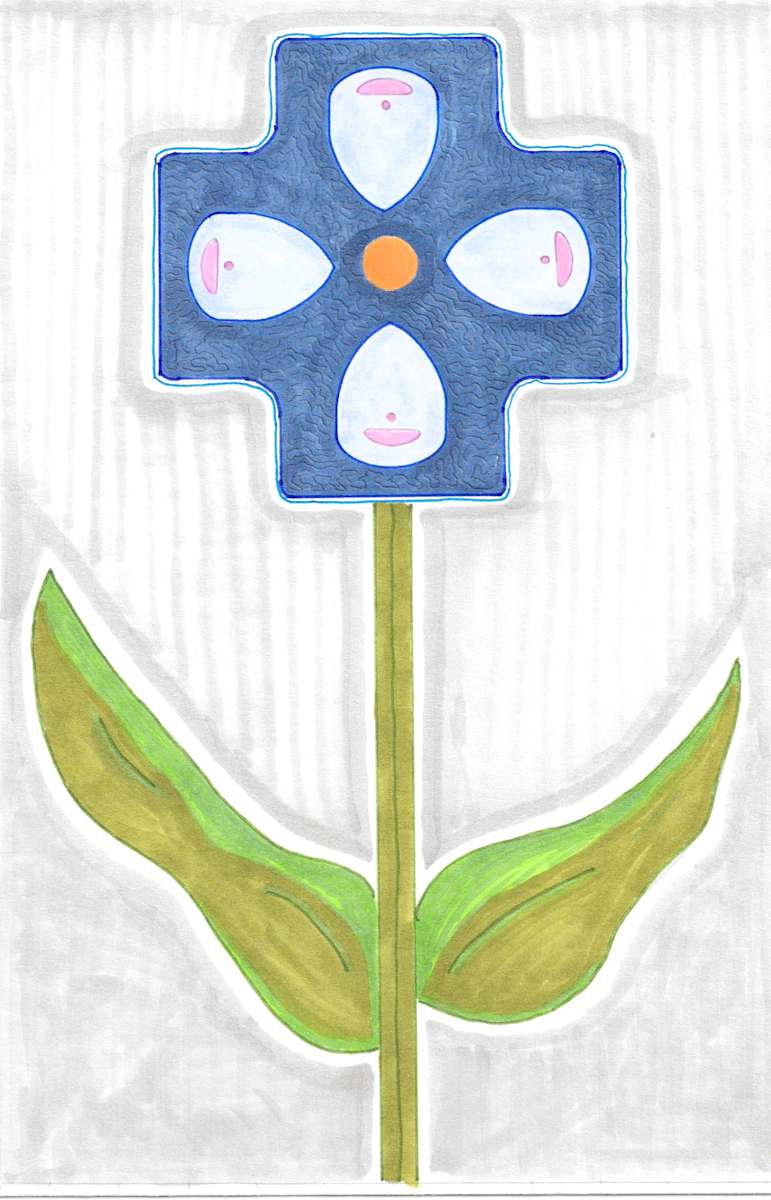 501 Impossible Celtic Flower by Timothy Ray Horn, Image 1.