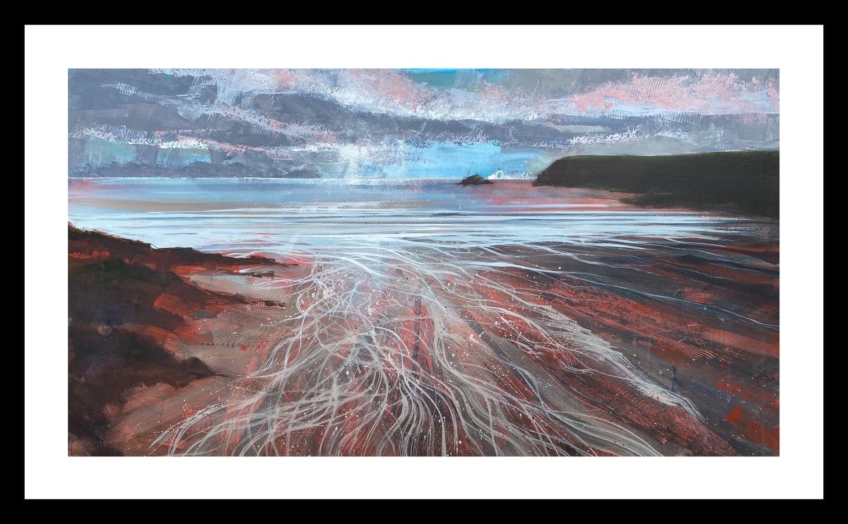 Tidal Flow 1 by Richard Knight  Image: A North Cornwall beach inspired this series of paintings.