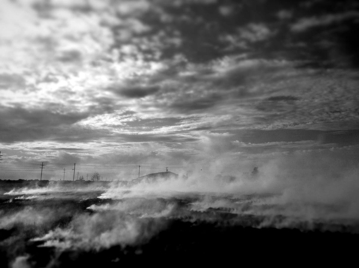 Burning Field - Bolivar County, Mississippi by Will Jacks 