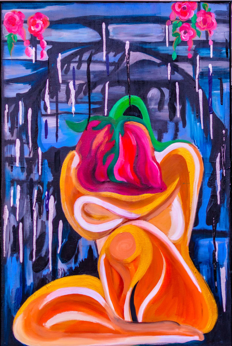 My Walls of Isolation by Chanel Yvonne  Image: "My walls of isolation are not as solid as my suffering makes them seem."