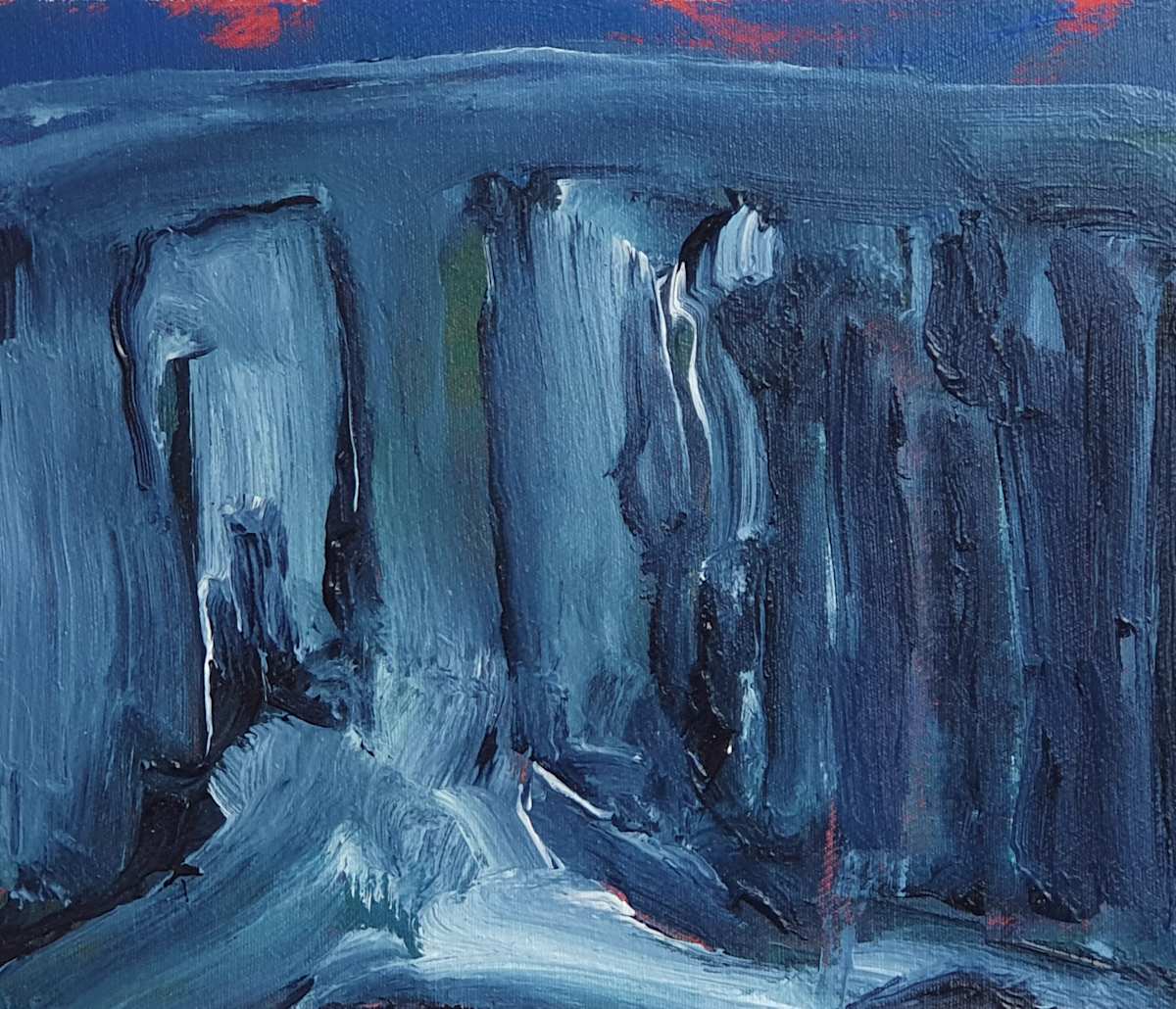 Flash Flood Burren II by Maurice Quillinan 