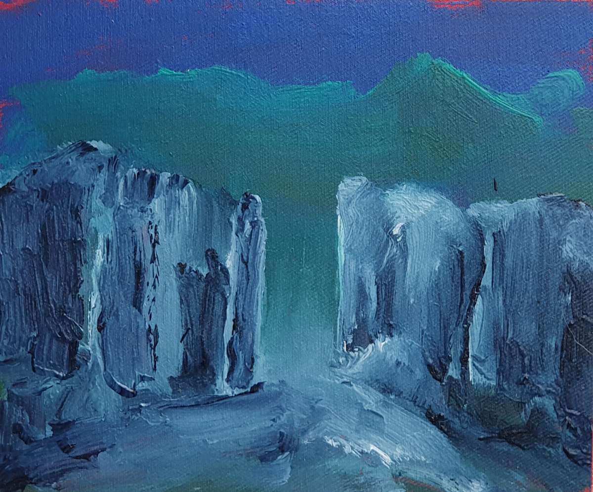 Flash Flood Burren IV by Maurice Quillinan 