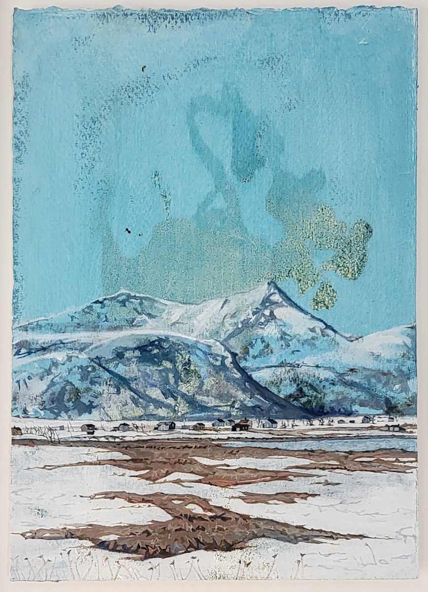 North Expanse Behind Mountains by Ann Quinn 
