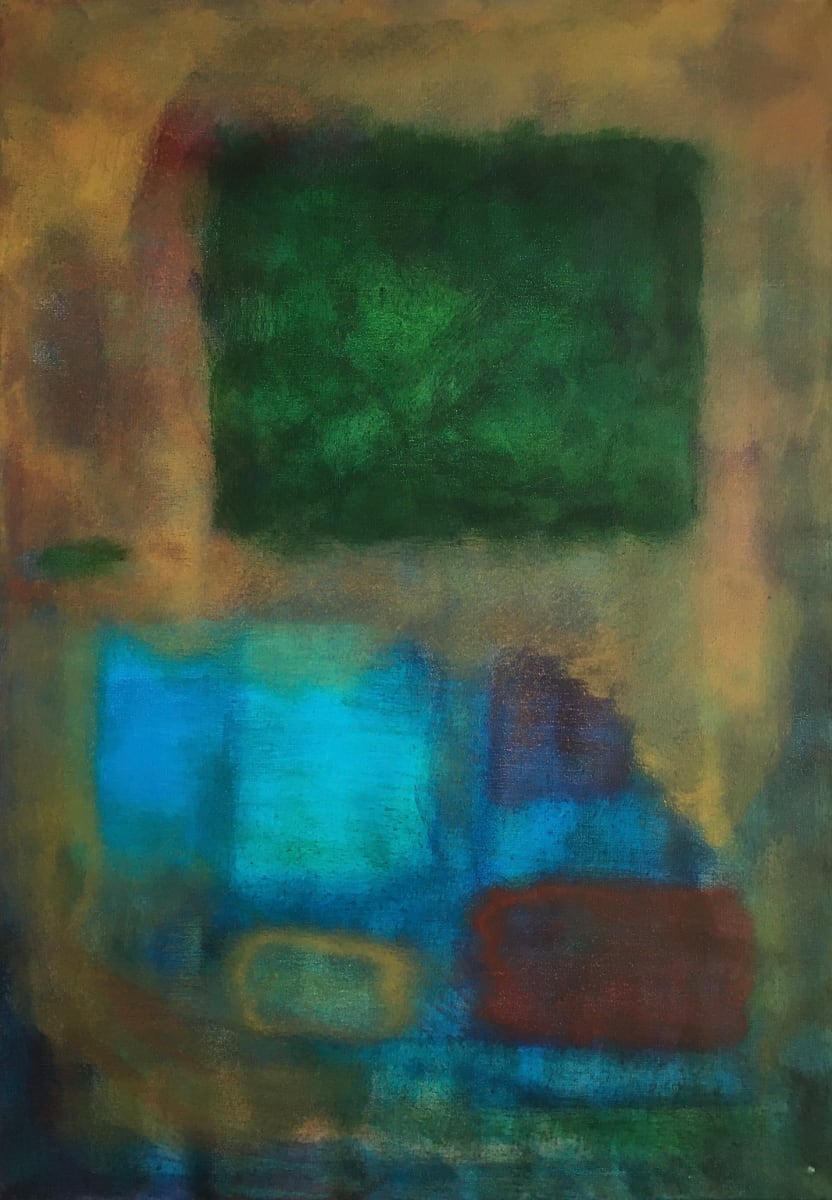 untitled (green square) by Martine van Bijlert 