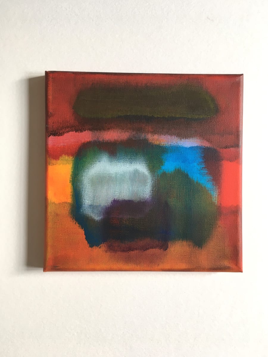 untitled (layers on orange) by Martine van Bijlert 