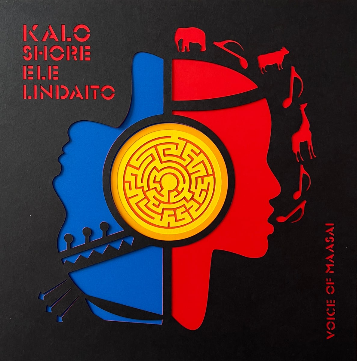 Kalo Shore Ele Lindaito Album Art by Jessey Jansen  Image: Album Art for Voice of Maasai, offered as limited edition (10)