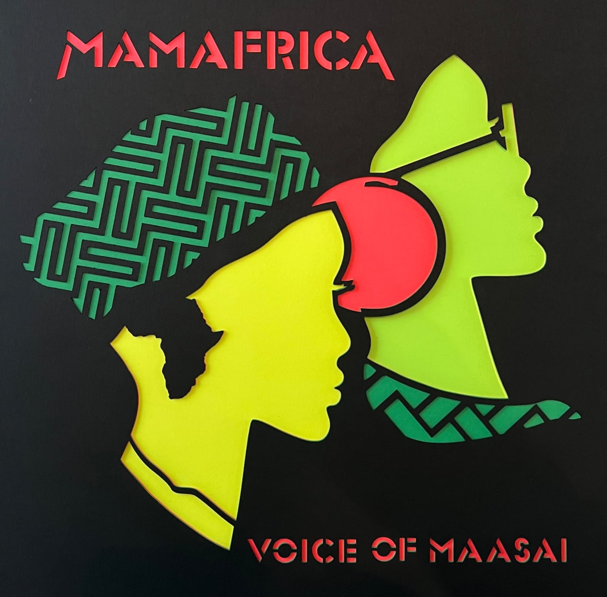 Mama Africa Album Art by Jessey Jansen  Image: Album Art for Voice of Maasai, offered as limited edition (5)
