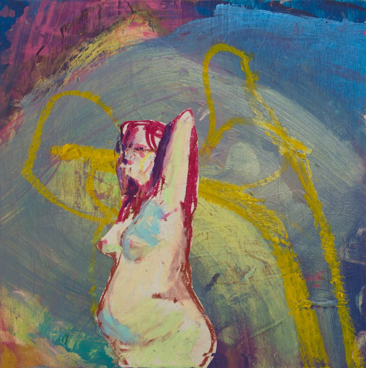 Sharp Curves 4 by Hilary Greenstein 