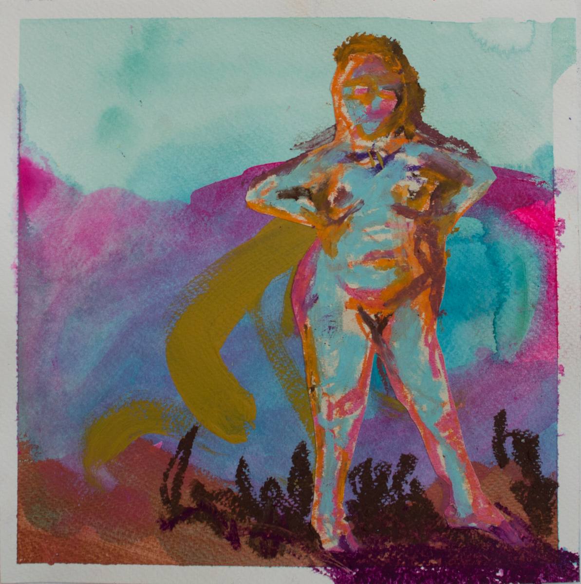 Sharp Curves Study by Hilary Greenstein 