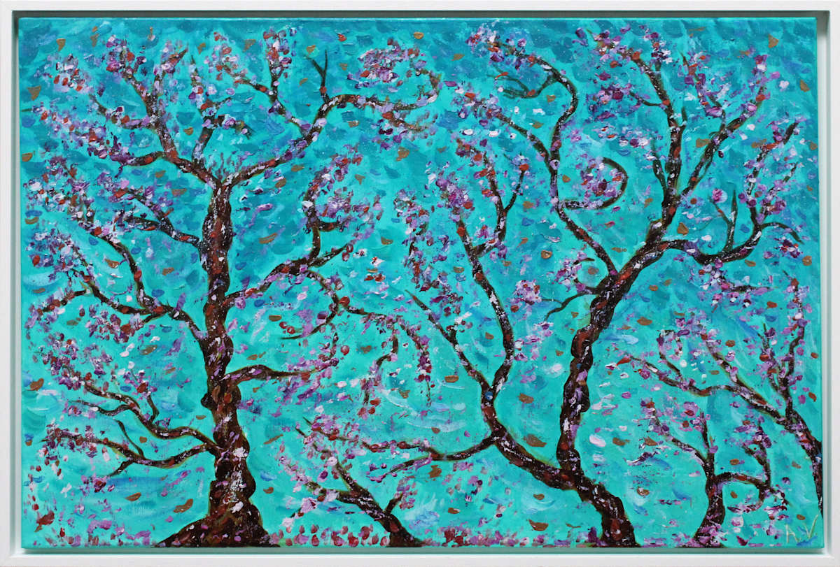 Swaying trees by Annabelle Volpi  Image: Framed