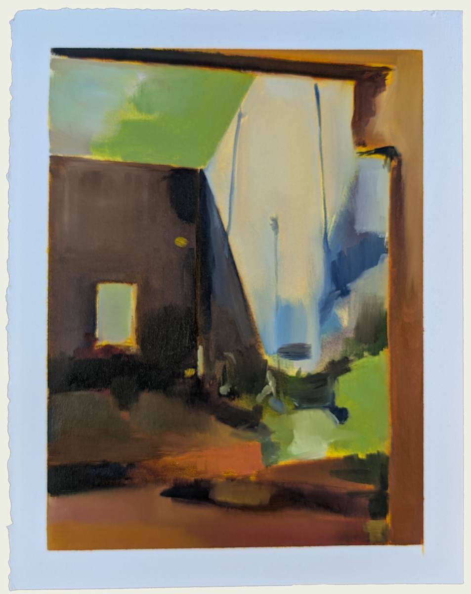 Power House in Fall by Amanda Hanlon 