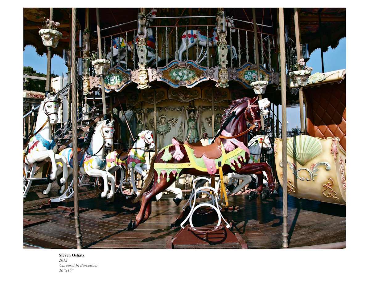 CAROUSEL IN BARCELONA by Steven Oshatz  Image: Carousel In Barcelona