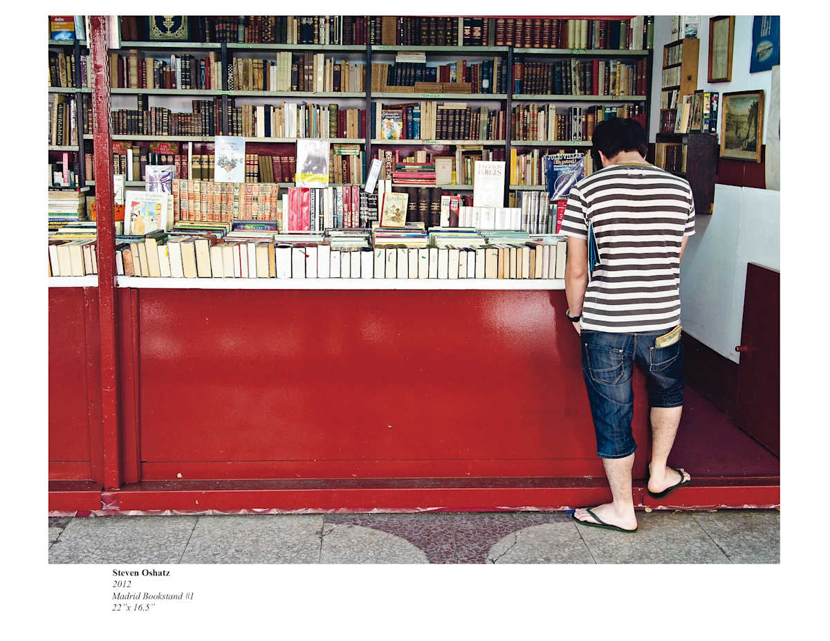 MADRID BOOKSTAND #1 by Steven Oshatz  Image: Madrid Book Stand #1