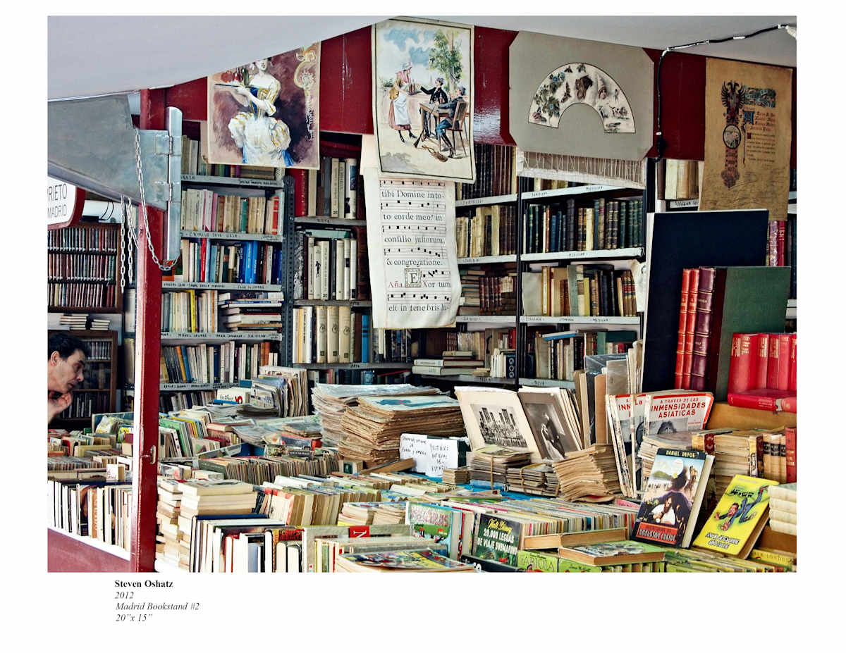 MADRID BOOKSTAND #2 by Steven Oshatz  Image: Madrid Bookstand #2