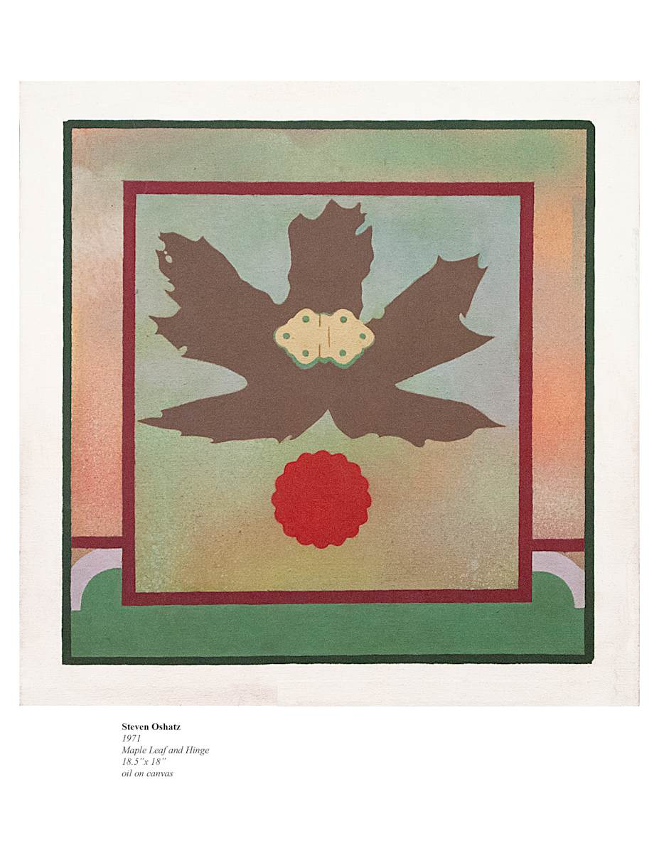 MAPLE LEAF AND HINGE by Steven Oshatz, Image 1.