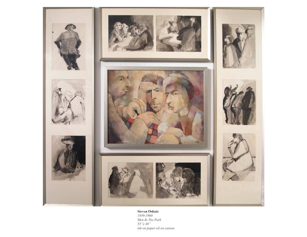 MEN IN THE PARK by Steven Oshatz  Image: Men In The Park (11 Piece collection)