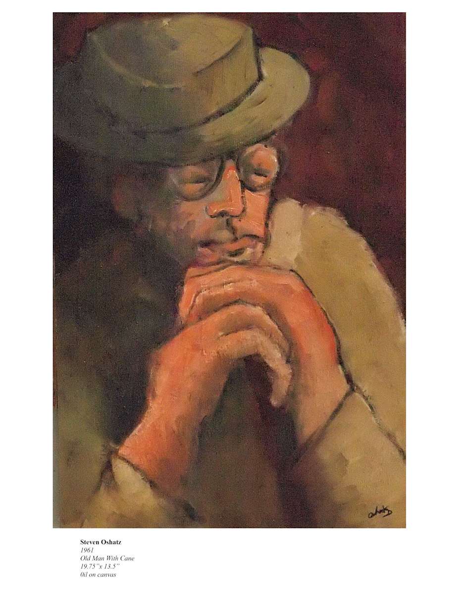 OLD MAN WITH CANE by Steven Oshatz 