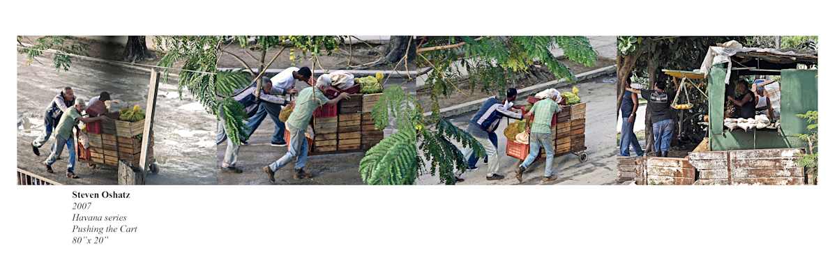 PUSHING THE CART by Steven Oshatz  Image: Pushing The Cart