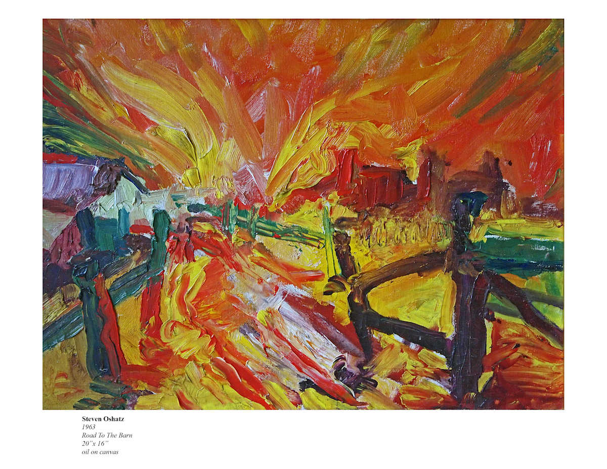 ROAD TO THE BARN by Steven Oshatz 