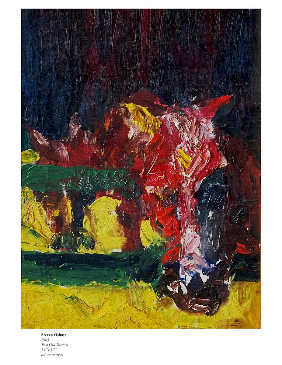 TWO OLD HORSES by Steven Oshatz, Image 1.