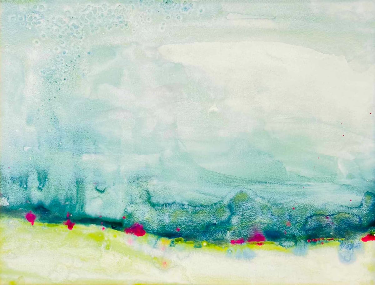 Abstract Landscape with Deep Blue Sky by Mary Mastren-Williams, Image 1.