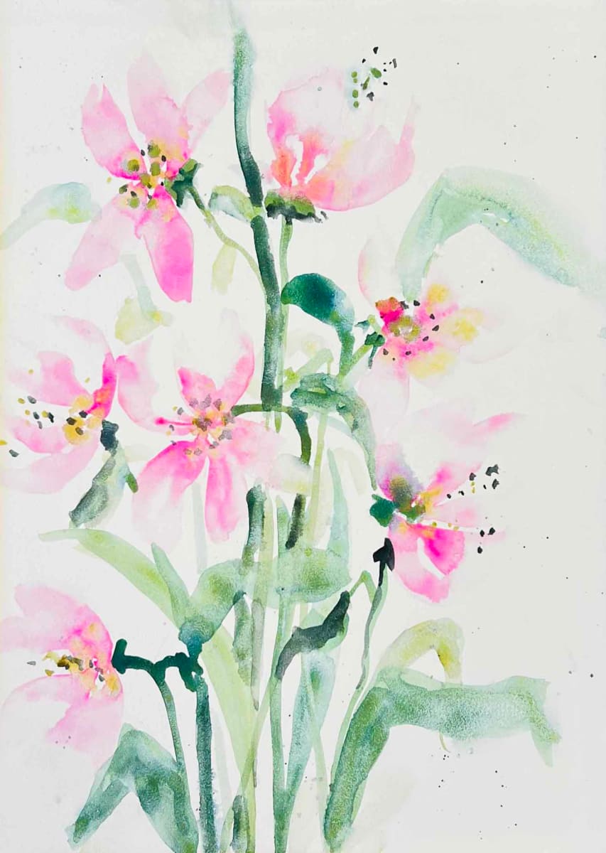 Delicate Pink Petals by Mary Mastren-Williams 