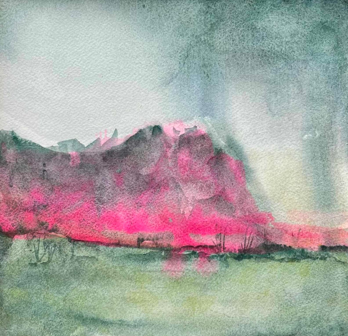 Pink Misty Mountain by Mary Mastren-Williams, Image 4.
