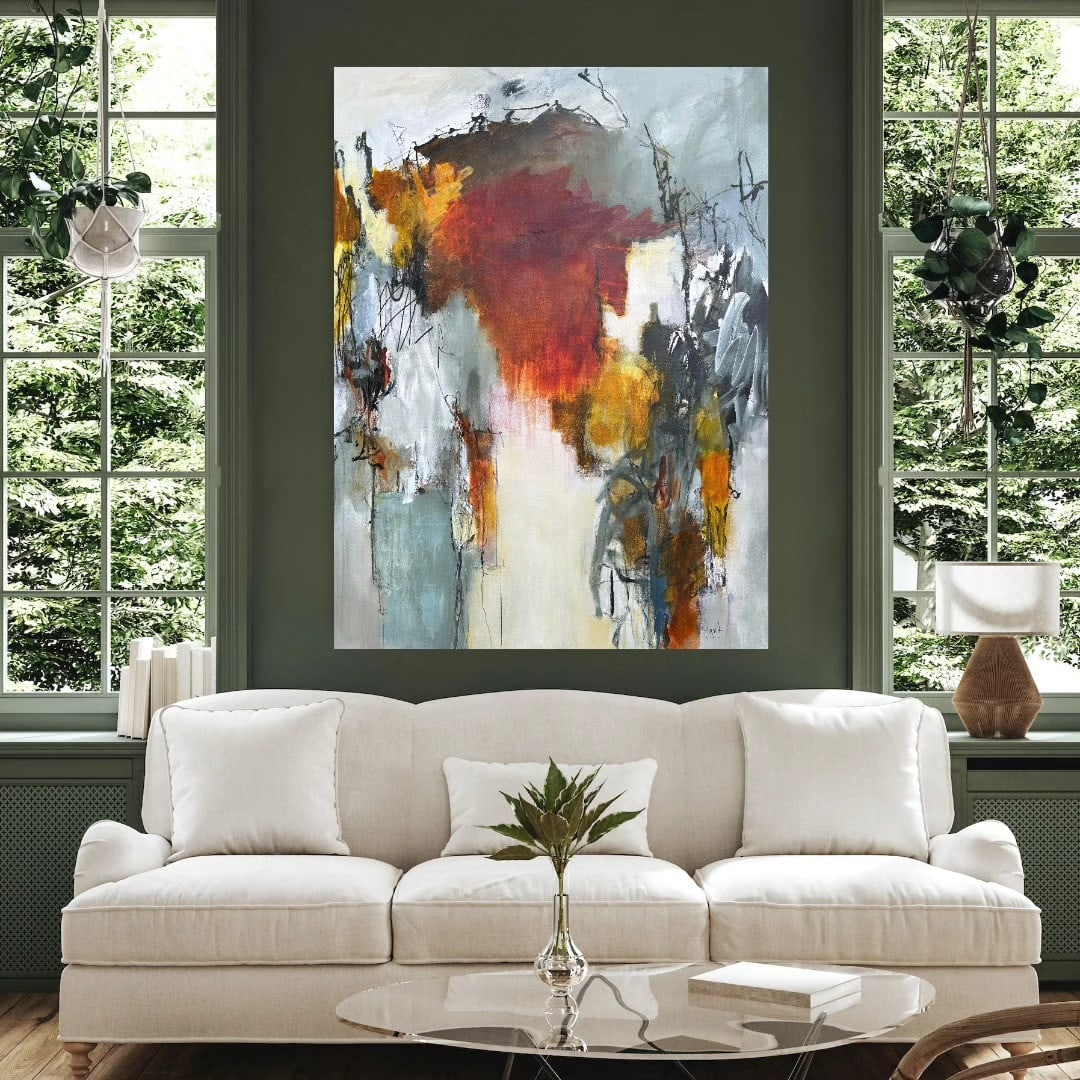 Asian Landscape II by Nancy Lassen 