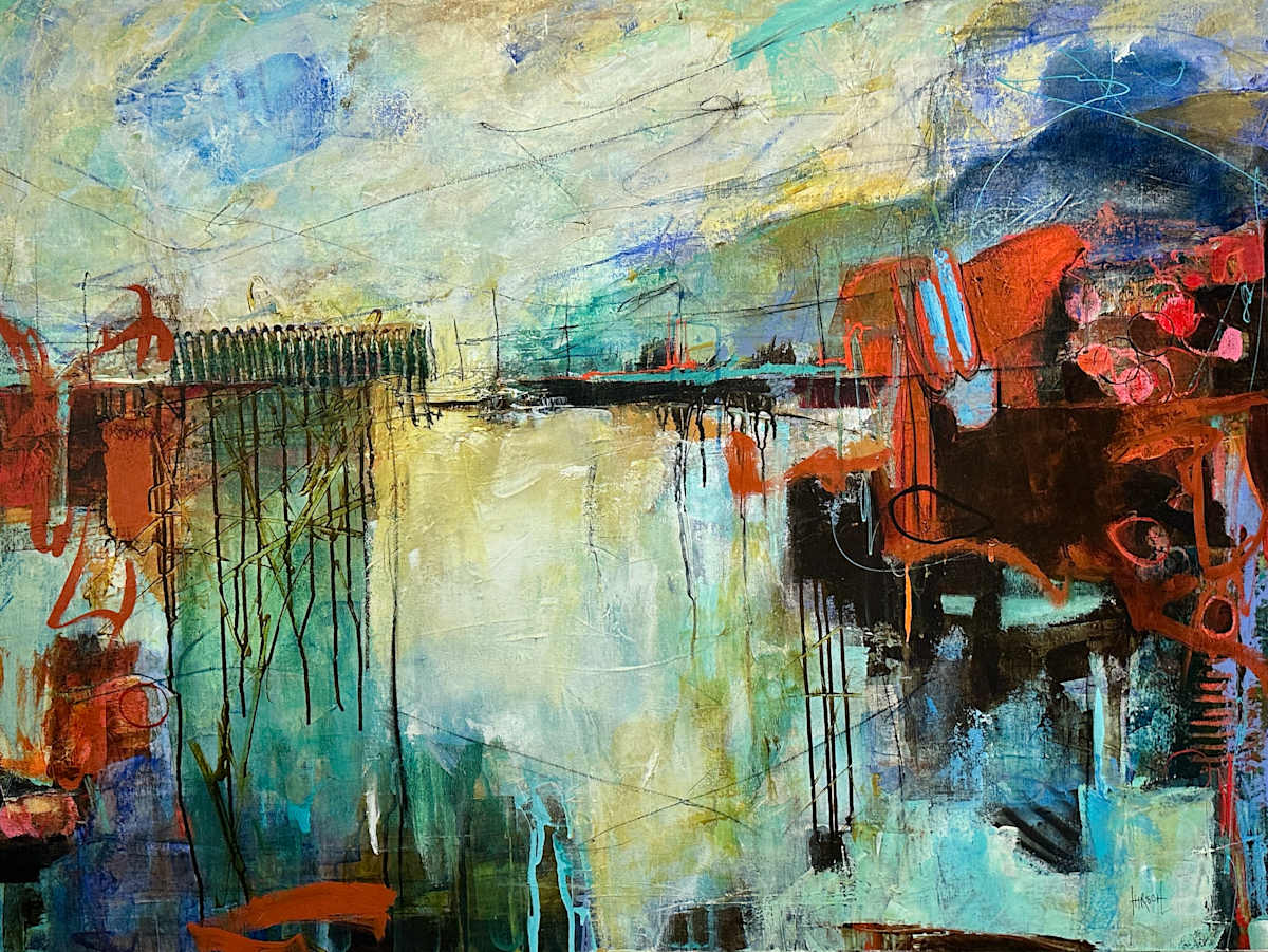 Teal Red by Nancy Lassen 