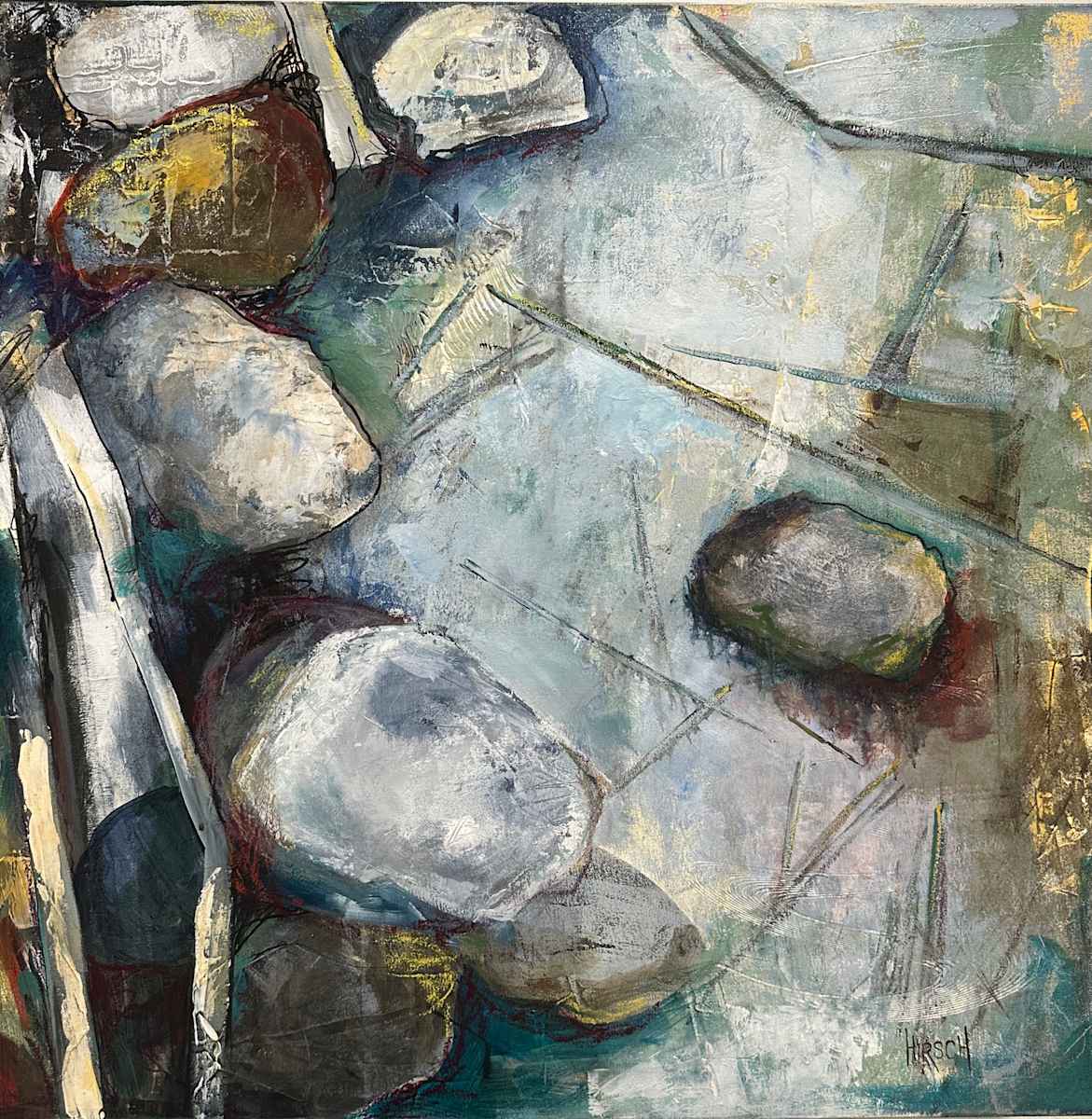 Rocky Stream by Nancy Lassen 