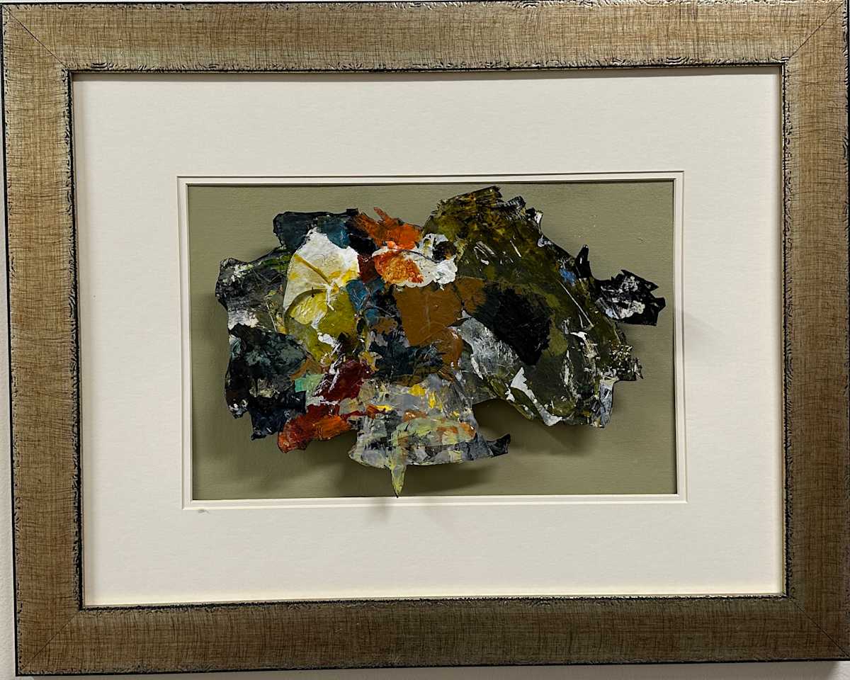 Framed Geode by Nancy Lassen 