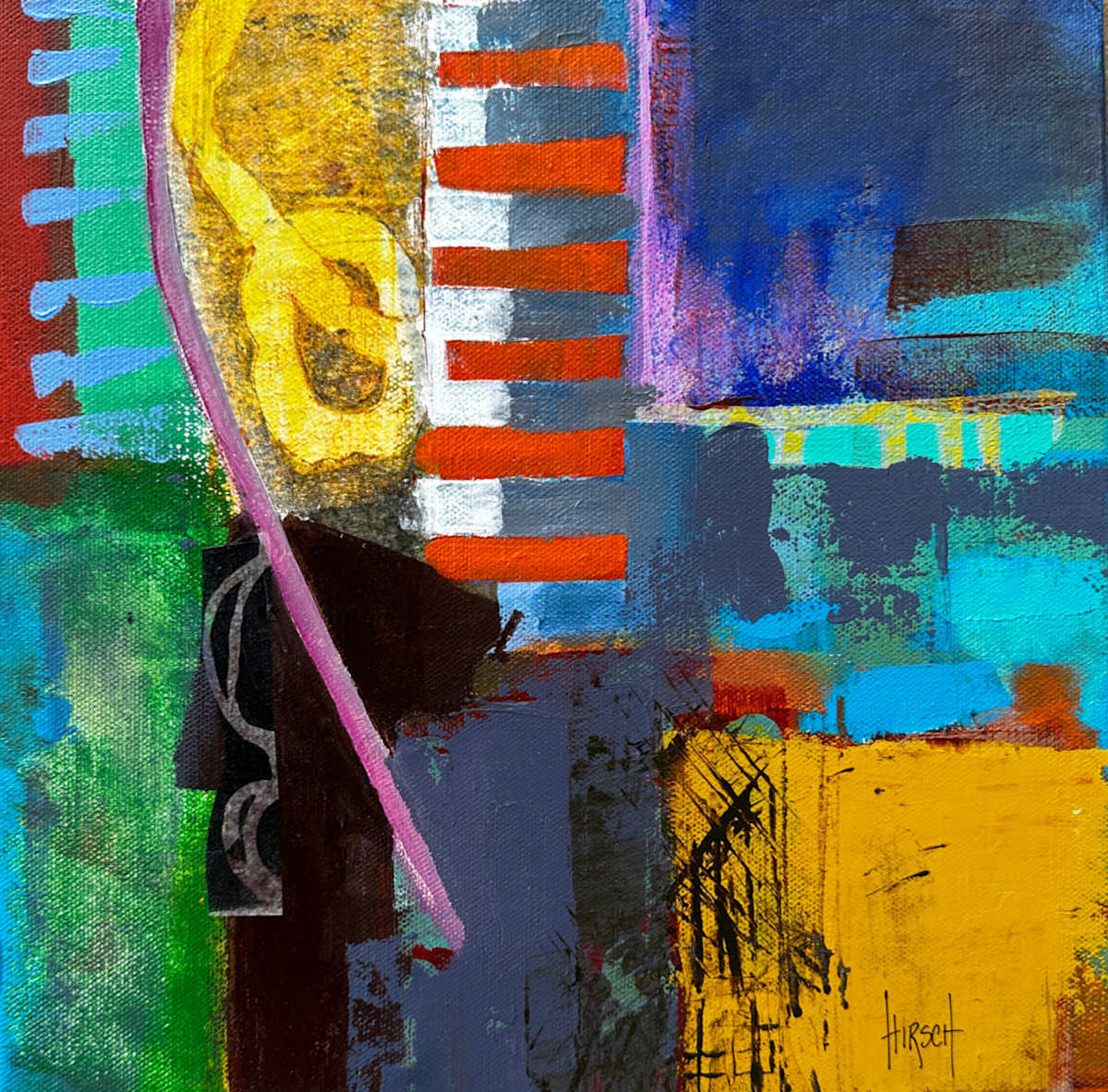 No. 7 (Mini Abstract Series) by Nancy Lassen 